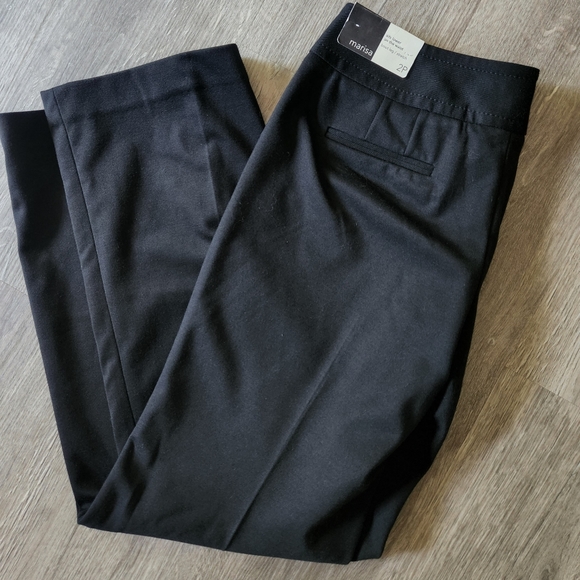 LOFT Pants - NWT Ann Taylor Loft Women's Marisa Low-Rise Black Pants - Size 2 Petite